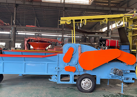 Heavy duty waste wood crusher sent to Indonesia